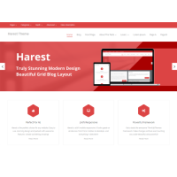 Harest шаблон для WordPress