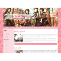 Anime Days шаблон для WordPress