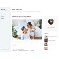 Dulcie шаблон для WordPress