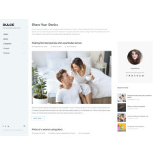 Dulcie шаблон для WordPress