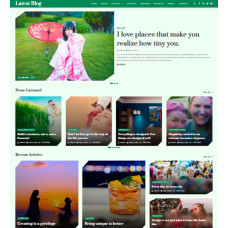 Latest Blog шаблон для WordPress