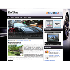 CarBlog шаблон для WordPress