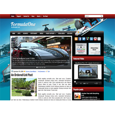 FormulaOne шаблон для WordPress