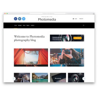 ✅ Photomedia идеальный шаблон сайта для фотографа