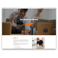 Logis шаблон сайта логистической компании