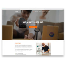 Logis шаблон сайта логистической компании