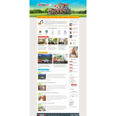 House Up - адаптивный строительный шаблон для DLE