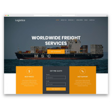 Logistics шаблон грузовых перевозок