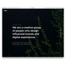 Glint html шаблон лендинга для творческих профессионалов