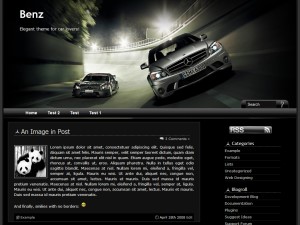 Benz шаблон для WordPress