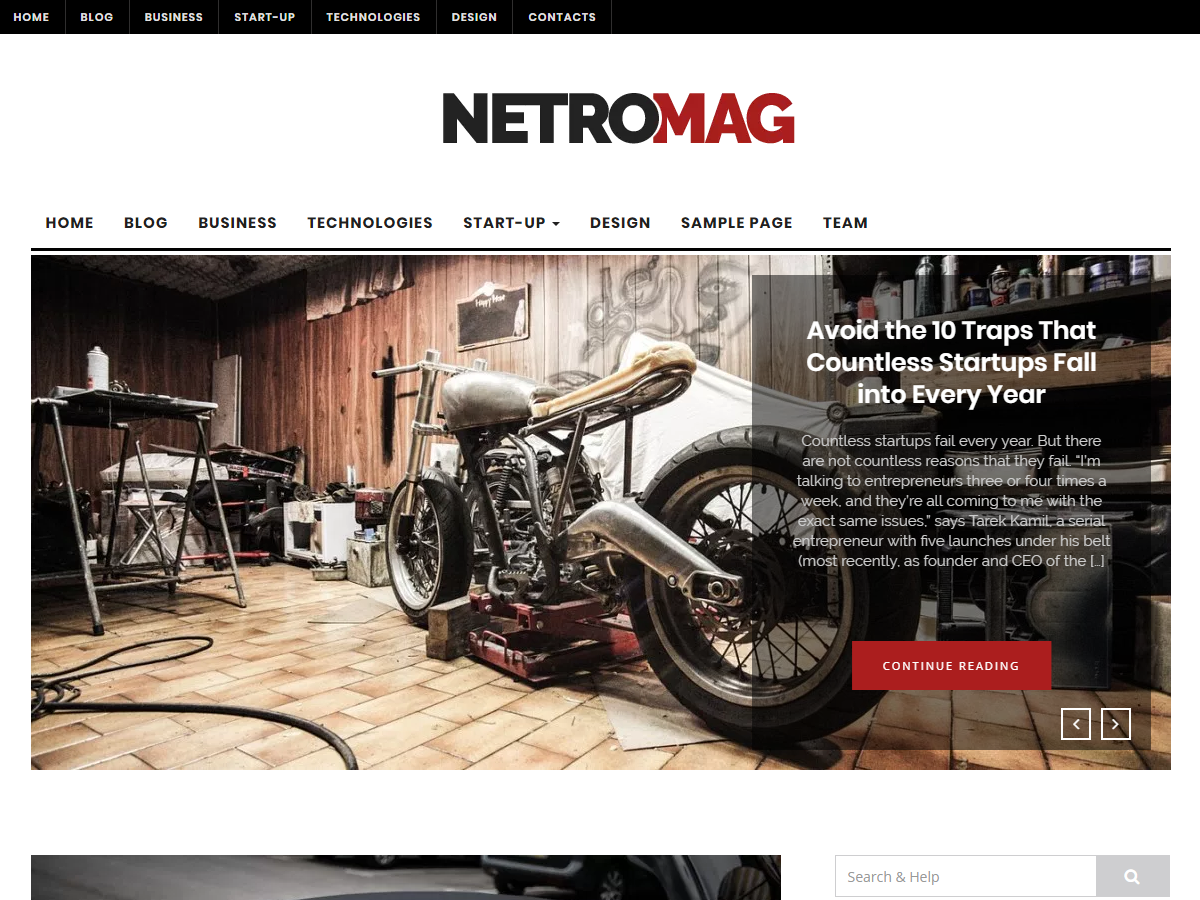 NetroMag шаблон для WordPress
