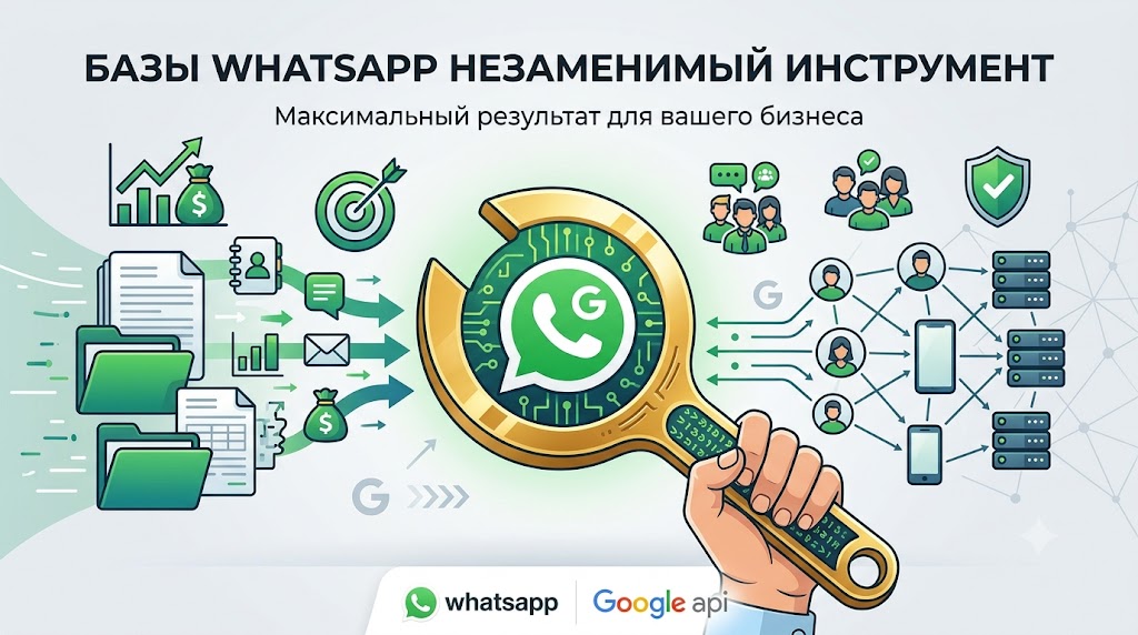Базы Whatsapp незаменимый инструмент